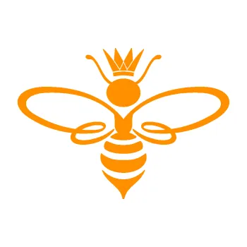Samolepící dekorace Včela 004 královna (06 - oranžová) SAMOLEPKA NA AUTO, NÁLEPKA, FÓLIE, POLEP, TUNING, VLASTNÍ TEXT, TISK, AUTOSAMOLEPKY.cz, POLEPY, OBRÁZEK, LOGO, 3D STICKERS