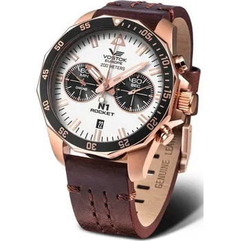 Hodinky Vostok Europe N-1 Rocket Chrono Line 6S21-225B619 + 5 let záruka a dárek ZDARMA