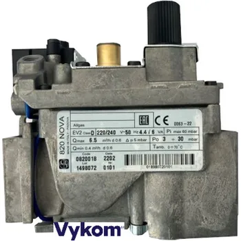 Příslušenství ke kotli Plynový ventil SIT 820 NOVA, 230V, M9X1,kód:820018