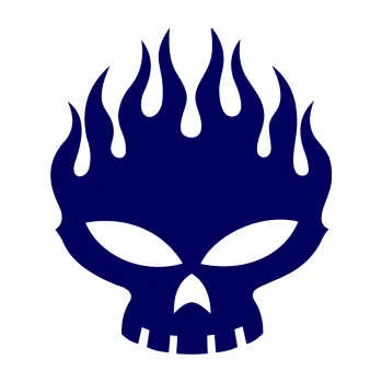 Samolepící dekorace The Off Spring 004 (23 - tmavě modrá) SAMOLEPKA NA AUTO, NÁLEPKA, FÓLIE, POLEP, TUNING, VLASTNÍ TEXT, TISK, AUTOSAMOLEPKY.cz, POLEPY, OBRÁZEK, LOGO, 3D STICKERS