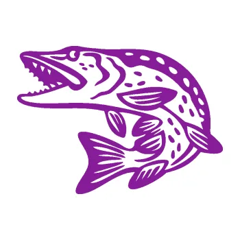 Polep vozidla SAMOLEPKA Štika 003 levá (14 - fialová) NA AUTO, NÁLEPKA, FÓLIE, POLEP, TUNING, VLASTNÍ TEXT, TISK, AUTOSAMOLEPKY.cz, POLEPY, OBRÁZEK, LOGO, SAMOLEPKY