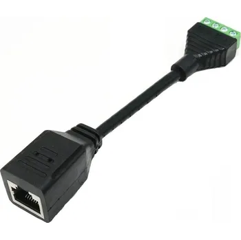 Vývojová deska Kabelový adaptér RJ45 na svorkovnici 4 piny - Samice