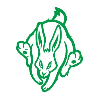 Samolepící dekorace Zajíc 002 levá (12 - zelená) SAMOLEPKA NA AUTO, NÁLEPKA, FÓLIE, POLEP, TUNING, VLASTNÍ TEXT, TISK, AUTOSAMOLEPKY.cz, POLEPY, OBRÁZEK, LOGO, 3D STICKERS