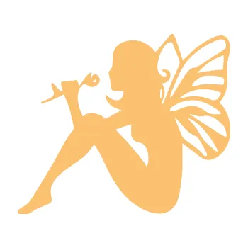 Samolepící dekorace Víla 001 levá (08 - béžová) SAMOLEPKA NA AUTO, NÁLEPKA, FÓLIE, POLEP, TUNING, VLASTNÍ TEXT, TISK, AUTOSAMOLEPKY.cz, POLEPY, OBRÁZEK, LOGO, 3D STICKERS