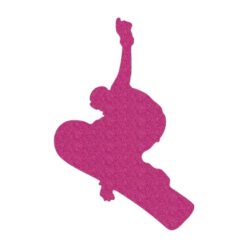 Samolepicí dekorace na vozidlo Snowboard 012 levá (90 - Ultra Metalic růžová) SAMOLEPKA NA AUTO, NÁLEPKA, FÓLIE, POLEP, TUNING, VLASTNÍ TEXT, TISK, AUTOSAMOLEPKY.cz, POLEPY, OBRÁZEK, LOGO, 3D STICKERS