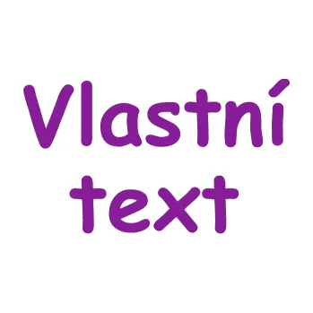 Polep vozidla Vlastní text - Comic Sans (14 - fialová) SAMOLEPKA NA AUTO, NÁLEPKA, FÓLIE, POLEP, TUNING, VLASTNÍ TEXT, TISK, AUTOSAMOLEPKY.cz, POLEPY, OBRÁZEK, LOGO, 3D STICKERS