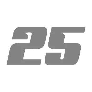 Polep vozidla Startovní číslo 25 typ 6 (17 - šedá) SAMOLEPKA NA AUTO, NÁLEPKA, FÓLIE, POLEP, TUNING, VLASTNÍ TEXT, TISK, AUTOSAMOLEPKY.cz, POLEPY, OBRÁZEK, LOGO, 3D STICKERS