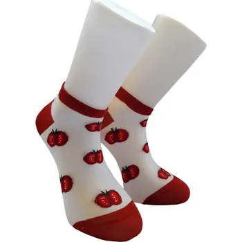 Dámské ponožky Kotníkové ponožky veselé s ovocem 35-38