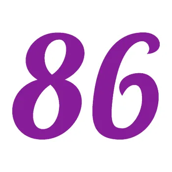 Polep vozidla Startovní číslo 86 typ 3 (14 - fialová) SAMOLEPKA NA AUTO, NÁLEPKA, FÓLIE, POLEP, TUNING, VLASTNÍ TEXT, TISK, AUTOSAMOLEPKY.cz, POLEPY, OBRÁZEK, LOGO, 3D STICKERS