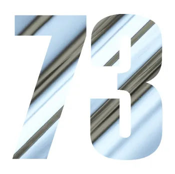 Samolepicí dekorace na vozidlo Startovní číslo 73 typ 2 (80 - chrom fólie stříbrná zrcadlová) SAMOLEPKA NA AUTO, NÁLEPKA, FÓLIE, POLEP, TUNING, VLASTNÍ TEXT, TISK, AUTOSAMOLEPKY.cz, POLEPY, OBRÁZEK, LOGO, 3D STICKERS