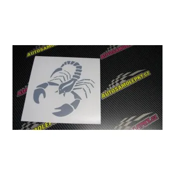 Samolepící dekorace SAMOLEPKA Štír zvěrokruh 005 levá (17 - šedá) NA AUTO, NÁLEPKA, FÓLIE, POLEP, TUNING, VLASTNÍ TEXT, TISK, AUTOSAMOLEPKY.cz, POLEPY, OBRÁZEK, LOGO, SAMOLEPKY