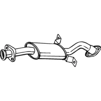 Výfukový systém Přední tlumič výfuku BOSAL 177-255