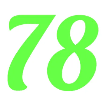 Polep vozidla Startovní číslo 78 typ 3 (71 - Fluorescentní zelená) SAMOLEPKA NA AUTO, NÁLEPKA, FÓLIE, POLEP, TUNING, VLASTNÍ TEXT, TISK, AUTOSAMOLEPKY.cz, POLEPY, OBRÁZEK, LOGO, 3D STICKERS