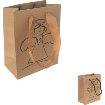 Dárková taška Taška dárková ANDĚL 11,5x6,5x14,5 cm mix