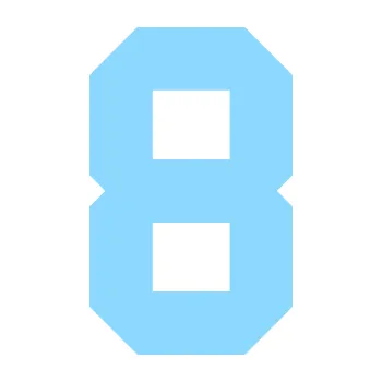 Polep vozidla Startovní číslo 8 (03 - světle modrá) SAMOLEPKA NA AUTO, NÁLEPKA, FÓLIE, POLEP, TUNING, VLASTNÍ TEXT, TISK, AUTOSAMOLEPKY.cz, POLEPY, OBRÁZEK, LOGO, 3D STICKERS