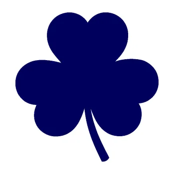 Samolepící dekorace Trojlístek 001 levá (23 - tmavě modrá) SAMOLEPKA NA AUTO, NÁLEPKA, FÓLIE, POLEP, TUNING, VLASTNÍ TEXT, TISK, AUTOSAMOLEPKY.cz, POLEPY, OBRÁZEK, LOGO, 3D STICKERS