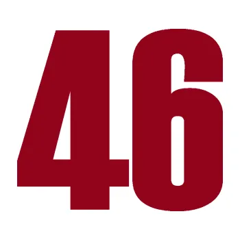 Autodoplněk Samolepka na auto Startovní číslo 46 typ 2 (07 - bordó vínová) NÁLEPKA, FÓLIE, POLEPY, TUNING, VLASTNÍ TEXT, TISK, AUTOSAMOLEPKY.cz, SAMOLEPKY, OBRÁZEK, LOGO, VÝROBA, PRODEJ