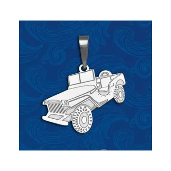 Přívěsek Stříbrný přívěsek auto Jeep - PA0532 (Stříbrný přívěsek auto jeep)