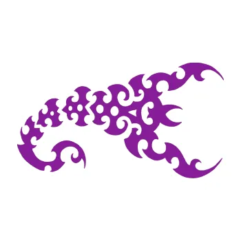 Polep vozidla SAMOLEPKA Štír 015 pravá (14 - fialová) NA AUTO, NÁLEPKA, FÓLIE, POLEP, TUNING, VLASTNÍ TEXT, TISK, AUTOSAMOLEPKY.cz, POLEPY, OBRÁZEK, LOGO, SAMOLEPKY