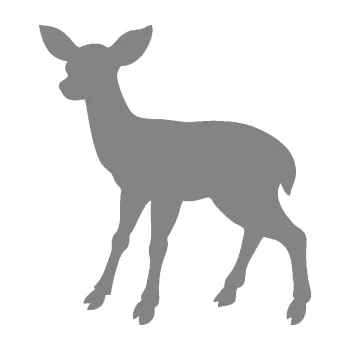 Samolepící dekorace SAMOLEPKA Srneček 001 levá (17 - šedá) NA AUTO, NÁLEPKA, FÓLIE, POLEP, TUNING, VLASTNÍ TEXT, TISK, AUTOSAMOLEPKY.cz, POLEPY, OBRÁZEK, LOGO, SAMOLEPKY