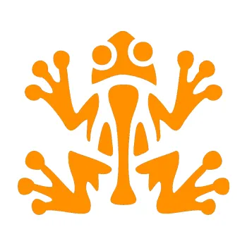 Samolepící dekorace Žabička 001 (06 - oranžová) SAMOLEPKA NA AUTO, NÁLEPKA, FÓLIE, POLEP, TUNING, VLASTNÍ TEXT, TISK, AUTOSAMOLEPKY.cz, POLEPY, OBRÁZEK, LOGO, 3D STICKERS