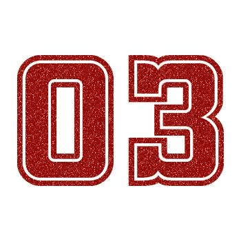 Polep vozidla Startovní číslo 03 typ 5 (86 - Ultra Metalic červená) SAMOLEPKA NA AUTO, NÁLEPKA, FÓLIE, POLEP, TUNING, VLASTNÍ TEXT, TISK, AUTOSAMOLEPKY.cz, POLEPY, OBRÁZEK, LOGO, 3D STICKERS