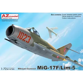 Plastikový model 1:72 MiG-17F/Lim-5