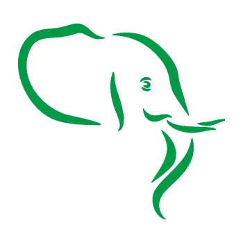 Samolepící dekorace Slon 029 pravá (12 - zelená) SAMOLEPKA NA AUTO, NÁLEPKA, FÓLIE, POLEP, TUNING, VLASTNÍ TEXT, TISK, AUTOSAMOLEPKY.cz, POLEPY, OBRÁZEK, LOGO, 3D STICKERS