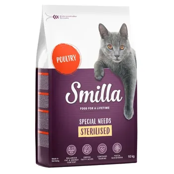 Smilla Cat Adult Sterilised Poultry 10 kg Krmivo pro kočku Smilla Cat Adult Sterilised Poultry 10 kg