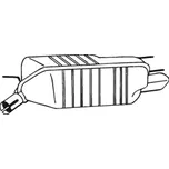 Zadní tlumič výfuku BOSAL 185-403