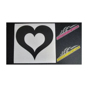 Samolepící dekorace Srdíčko 004 dvojitý obrys (17 - šedá) SAMOLEPKA NA AUTO, NÁLEPKA, FÓLIE, POLEP, TUNING, VLASTNÍ TEXT, TISK, AUTOSAMOLEPKY.cz, POLEPY, OBRÁZEK, LOGO, 3D STICKERS