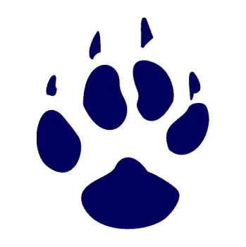 Samolepící dekorace Tlapka 002 levá (23 - tmavě modrá) SAMOLEPKA NA AUTO, NÁLEPKA, FÓLIE, POLEP, TUNING, VLASTNÍ TEXT, TISK, AUTOSAMOLEPKY.cz, POLEPY, OBRÁZEK, LOGO, 3D STICKERS