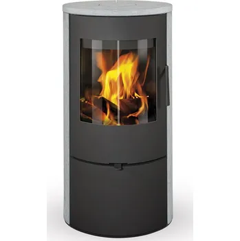 Krbová kamna ROMOTOP EVORA 02 krbová kamna 2,0-6,5kW, černá/kámen