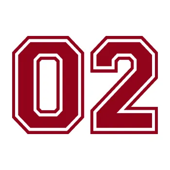 Polep vozidla Startovní číslo 02 typ 4 (07 - bordó vínová) SAMOLEPKA NA AUTO, NÁLEPKA, FÓLIE, POLEP, TUNING, VLASTNÍ TEXT, TISK, AUTOSAMOLEPKY.cz, POLEPY, OBRÁZEK, LOGO, 3D STICKERS