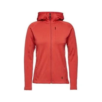 Dámská móda Black Diamond Factor Hoody Women Grenadine červená S