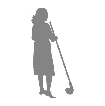 Samolepící dekorace SAMOLEPKA Uklízečka 001 pravá (17 - šedá) NA AUTO, NÁLEPKA, FÓLIE, POLEP, TUNING, VLASTNÍ TEXT, TISK, AUTOSAMOLEPKY.cz, POLEPY, OBRÁZEK, LOGO, SAMOLEPKY