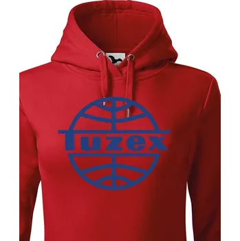 Dámská mikina Dámská mikina s potiskem Tuzex, Barva Červená, Velikost S, Canvas Dámská mikina Bezvatriko.cz 0436