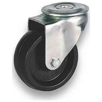 Pojezdové kolečko RTZ 100/QX Otočné kolo fenolové černé s otvorem 7350040