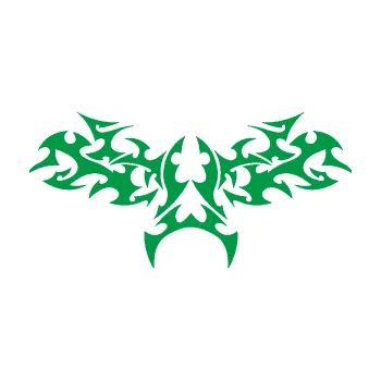 Polep vozidla Tetování 201 (12 - zelená) SAMOLEPKA NA AUTO, NÁLEPKA, FÓLIE, POLEP, TUNING, VLASTNÍ TEXT, TISK, AUTOSAMOLEPKY.cz, POLEPY, OBRÁZEK, LOGO, 3D STICKERS