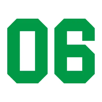 Polep vozidla Startovní číslo 06 (12 - zelená) SAMOLEPKA NA AUTO, NÁLEPKA, FÓLIE, POLEP, TUNING, VLASTNÍ TEXT, TISK, AUTOSAMOLEPKY.cz, POLEPY, OBRÁZEK, LOGO, 3D STICKERS