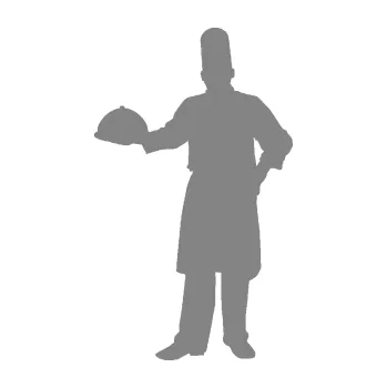 Samolepící dekorace SAMOLEPKA Šéfkuchař 001 levá (17 - šedá) NA AUTO, NÁLEPKA, FÓLIE, POLEP, TUNING, VLASTNÍ TEXT, TISK, AUTOSAMOLEPKY.cz, POLEPY, OBRÁZEK, LOGO, SAMOLEPKY