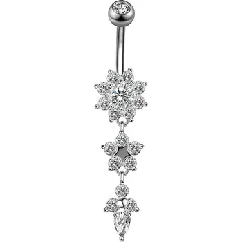 Piercing Piercing do pupíku | visací piercing srdce - 12