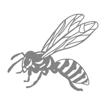 Samolepící dekorace SAMOLEPKA Vosa 006 levá (17 - šedá) NA AUTO, NÁLEPKA, FÓLIE, POLEP, TUNING, VLASTNÍ TEXT, TISK, AUTOSAMOLEPKY.cz, POLEPY, OBRÁZEK, LOGO, SAMOLEPKY