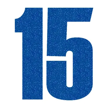 Samolepicí dekorace na vozidlo Startovní číslo 15 typ 2 (88 - Ultra Metalic modrá) SAMOLEPKA NA AUTO, NÁLEPKA, FÓLIE, POLEP, TUNING, VLASTNÍ TEXT, TISK, AUTOSAMOLEPKY.cz, POLEPY, OBRÁZEK, LOGO, 3D STICKERS