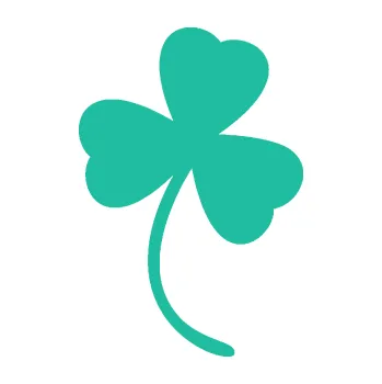 Samolepící dekorace SAMOLEPKA Trojlístek 002 pravá (25 - tyrkysová) NA AUTO, NÁLEPKA, FÓLIE, POLEP, TUNING, VLASTNÍ TEXT, TISK, AUTOSAMOLEPKY.cz, POLEPY, OBRÁZEK, LOGO, SAMOLEPKY