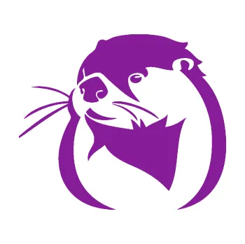 Samolepící dekorace Vydra 002 levá (14 - fialová) SAMOLEPKA NA AUTO, NÁLEPKA, FÓLIE, POLEP, TUNING, VLASTNÍ TEXT, TISK, AUTOSAMOLEPKY.cz, POLEPY, OBRÁZEK, LOGO, 3D STICKERS