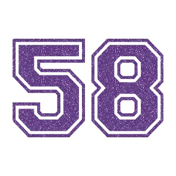 Polep vozidla Startovní číslo 58 typ 4 (87 - Ultra Metalic fialová) SAMOLEPKA NA AUTO, NÁLEPKA, FÓLIE, POLEP, TUNING, VLASTNÍ TEXT, TISK, AUTOSAMOLEPKY.cz, POLEPY, OBRÁZEK, LOGO, 3D STICKERS