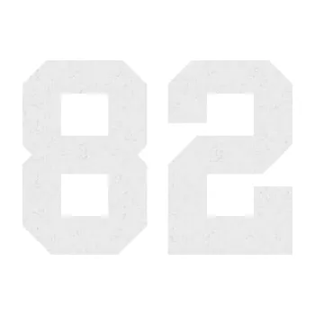 Polep vozidla Startovní číslo 82 (84 - Ultra Metalic bílá) SAMOLEPKA NA AUTO, NÁLEPKA, FÓLIE, POLEP, TUNING, VLASTNÍ TEXT, TISK, AUTOSAMOLEPKY.cz, POLEPY, OBRÁZEK, LOGO, 3D STICKERS