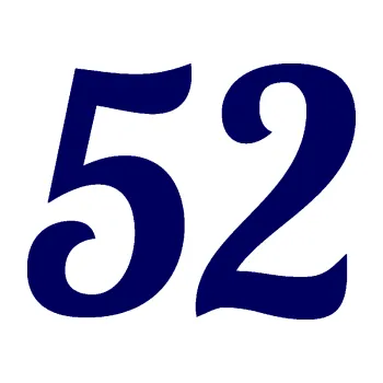 Polep vozidla Startovní číslo 52 typ 3 (23 - tmavě modrá) SAMOLEPKA NA AUTO, NÁLEPKA, FÓLIE, POLEP, TUNING, VLASTNÍ TEXT, TISK, AUTOSAMOLEPKY.cz, POLEPY, OBRÁZEK, LOGO, 3D STICKERS