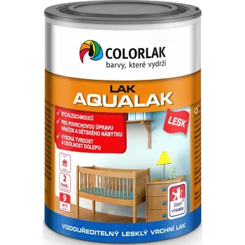 Lak na dřevo Colorlak AQUALAK V1419 Barva: bezbarvý polomatný C0000, Balení: 0,35 l